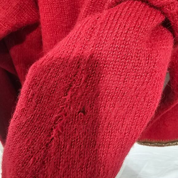 Sumac Design 100% Alpaca Sweater Southwestern Aztec Fringe - Picture 5 of 8